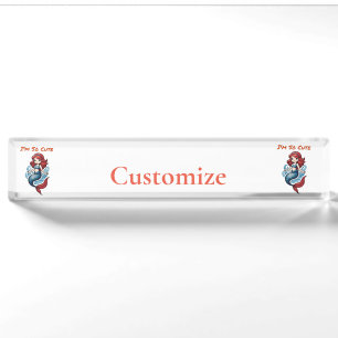 I'm So Cute Mermaid Thunder_Cove Nameplate