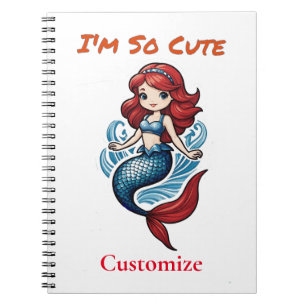 I'm So Cute Mermaid Thunder_Cove Notebook