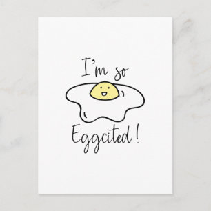 I'm So Eggcited Postcard