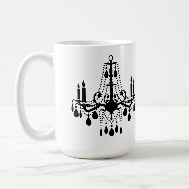 I'm So Fancy Chandelier Mug (Left)