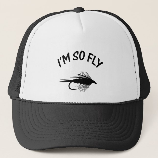 I'M SO FLY TRUCKER HAT (Front)