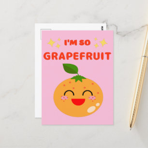 I'M SO GRAPEFRUIT POSTCARD