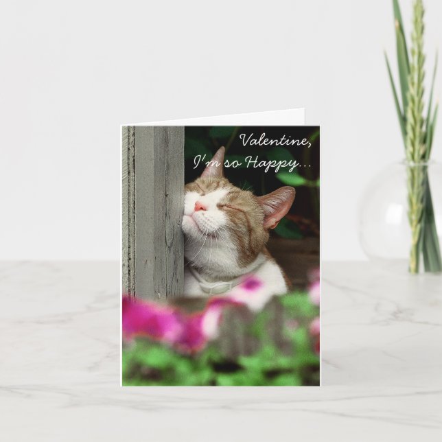 I'm So Happy Valentine Holiday Card (Front)