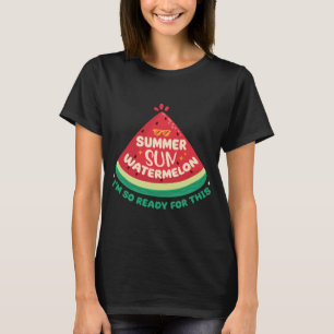 I'm So Ready For This Large Fruit Watermelon T-Shirt
