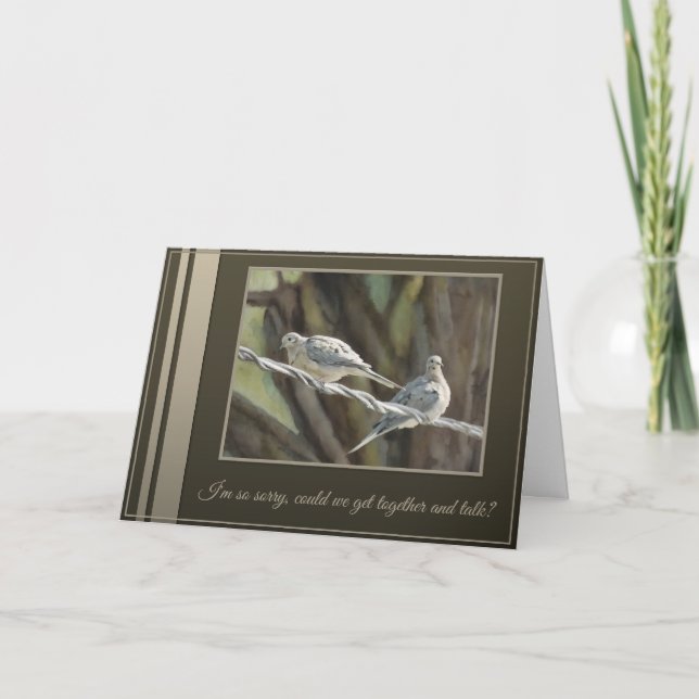 I'm So Sorry, Can We Get Together and Talk? Card (Front)