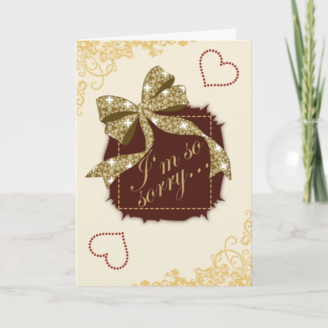 I'm so sorry... Card (Front)
