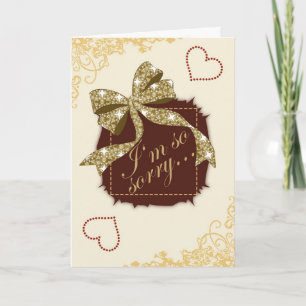 I'm so sorry... Card