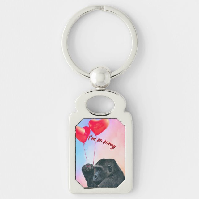 "I'm so sorry" Key Ring (Front)