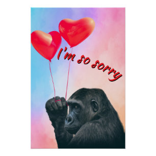 "I'm so sorry" Poster
