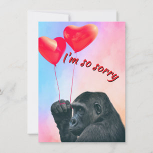 "I'm so sorry" Single card