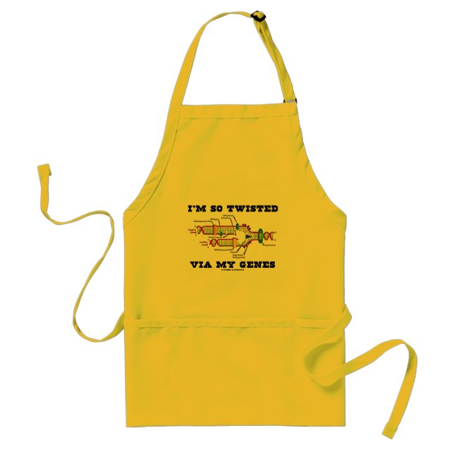 I'm So Twisted Via My Genes (DNA Replication) Standard Apron (Front)