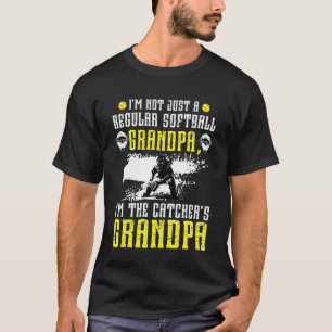 I'm Softball Catcher Grandpa Softball Catcher Gran T-Shirt