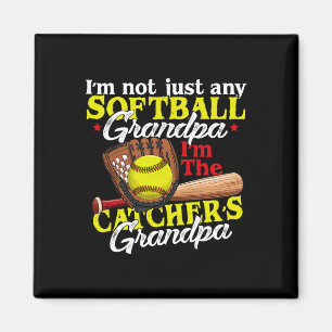 I'm Softll Catcher Grandpa Softll Catcher Grandfat Magnet
