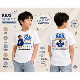 I'm Son tshirt Design   Boy Motivation Design
