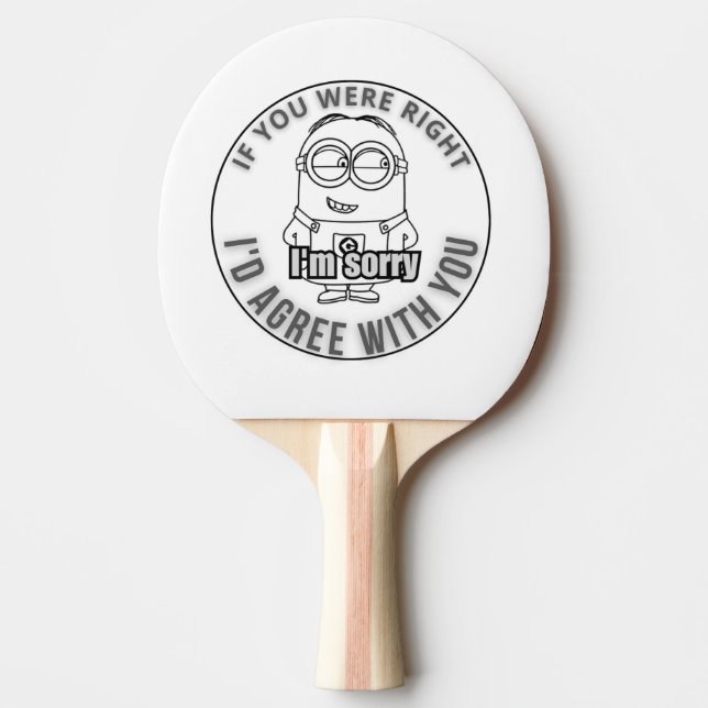 I'm soory ping pong paddle (Front)