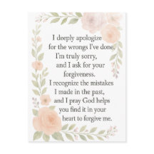 I'm Sorry/Apology\ Forgiveness Floral 