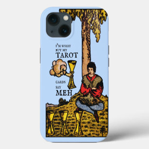 I'm sorry but my Tarot cards say meh...: 4 of Cups iPhone 13 Case