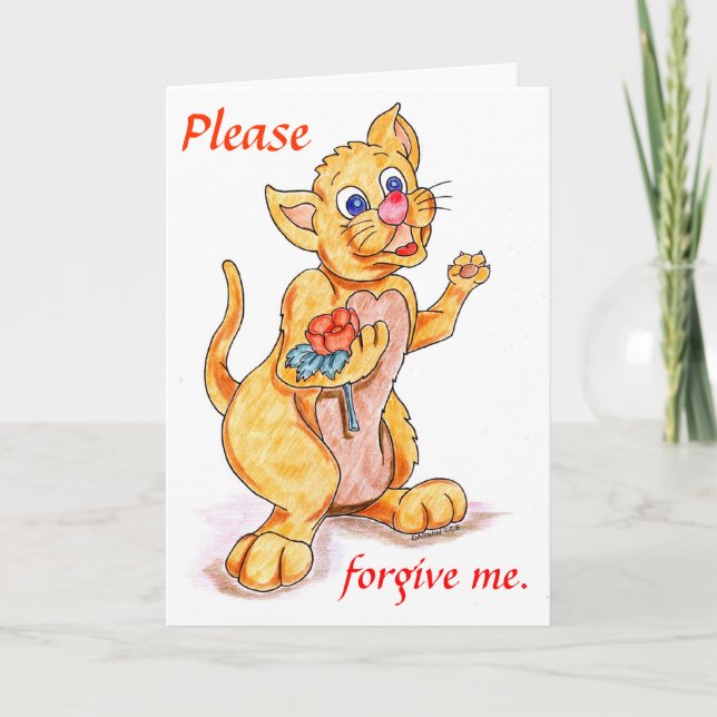 I'm Sorry Card (Front)