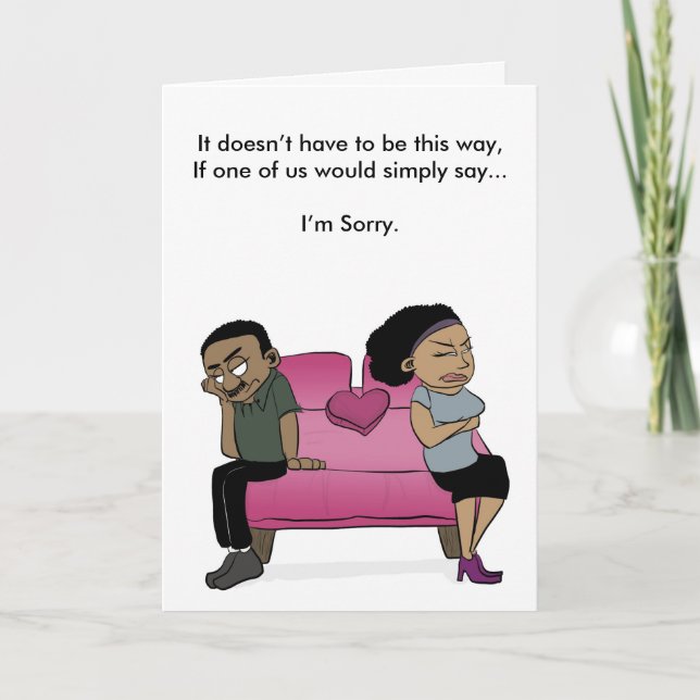 I'm Sorry Card (Front)