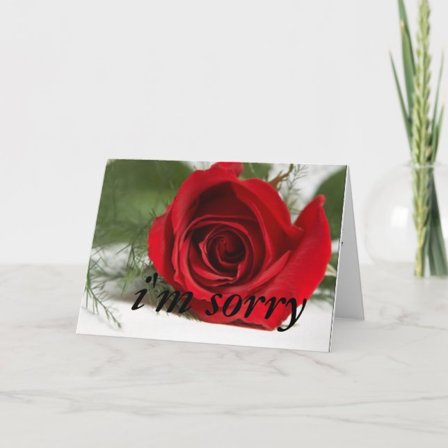 "I'm Sorry" Card Design1 (Front)
