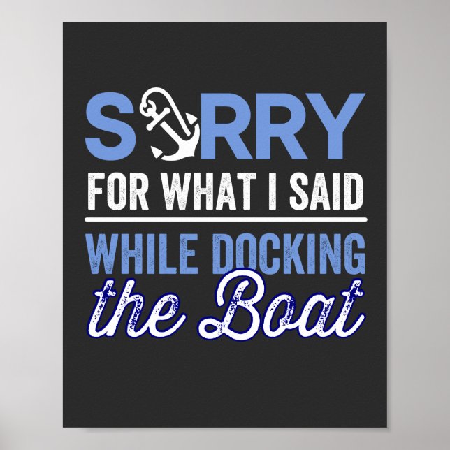 im sorry for what i said while i was docking poster (Front)