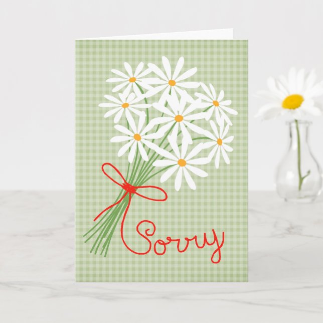 I'm Sorry or Sympathy Greeting Card (Small Plant)