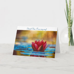 I'm Sorry Please Forgive Me Waterlily Apology Card