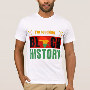 I'm Speaking Black History Month Pan-African Map T-Shirt