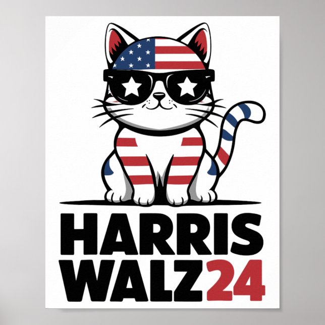 Im Speaking Kamala Harris President Comma La Ameri Poster (Front)