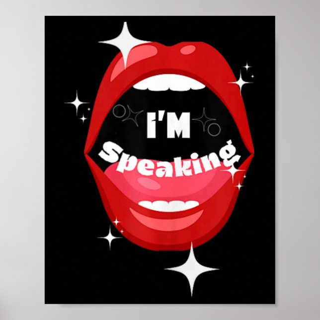 I'm Speaking Pro Harris Tank Top  Poster (Front)