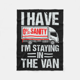 I'm Staying In Tha Van Funny Phasmophobia Gamer Me Fleece Blanket