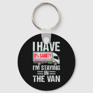 Im Staying In Tha Van Funny Phasmophobia Gamer Men Key Ring