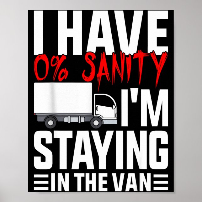 I'm Staying In Tha Van Funny Phasmophobia Gamer Wo Poster (Front)