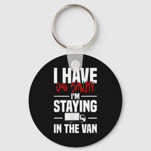 I'm Staying In Tha Van Funny Phasmophobia Women's Key Ring