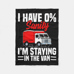 I'm Staying In Tha Van Phasmophobia Funny Gamer Me Fleece Blanket