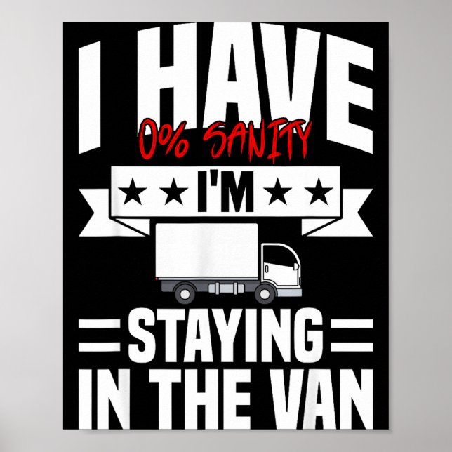 I'm Staying In Tha Van Phasmophobia Funny Gamer Me Poster (Front)