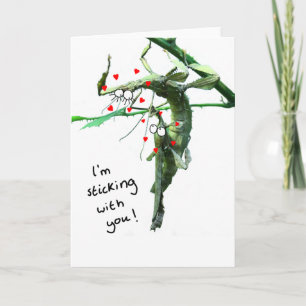 I'm sticking with you valentines card