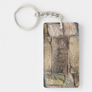 "I'm Stuck" another brick in the wall Key Ring