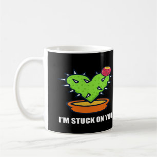 Im Stuck On You Cactus Cute Plant Design Coffee Mug