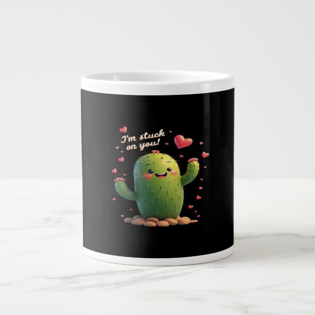 Im Stuck On You Classic Romantic Style  Large Coffee Mug (Front)