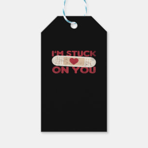 Im Stuck On You Funny Band Aid Nurse Gift Playful Tags