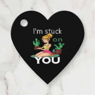 Im Stuck On You Funny Cactus Gardening Playful Des Favour Tags