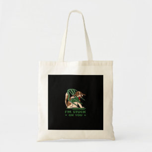 Im Stuck On You Funny Valentines Day Playful Desig Tote Bag
