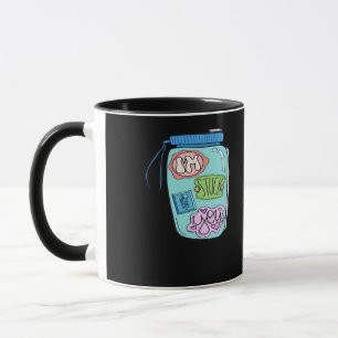 Im Stuck On You Sticker Minimal Love Design  Mug