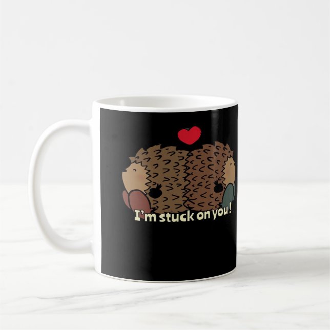 Im Stuck On You Timeless Romantic Design  Coffee Mug (Left)