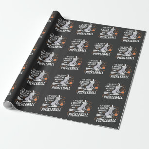 I'm Such a Witch Without My Pickleball Halloween Wrapping Paper