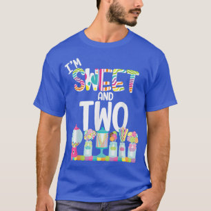 Im Sweet and Two Candy Theme Birthday Lollipops Gu T-Shirt
