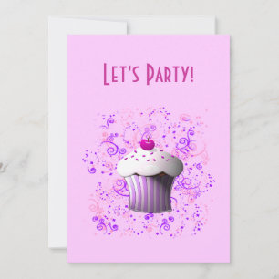 I'm Sweet Cupcake Invitation