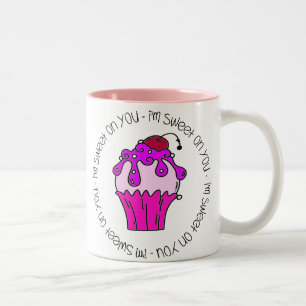 I'm Sweet on You Valentine Two-Tone Coffee Mug