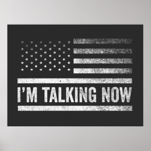 I'm Talking Now Trump Harris Presidential Debate Poster